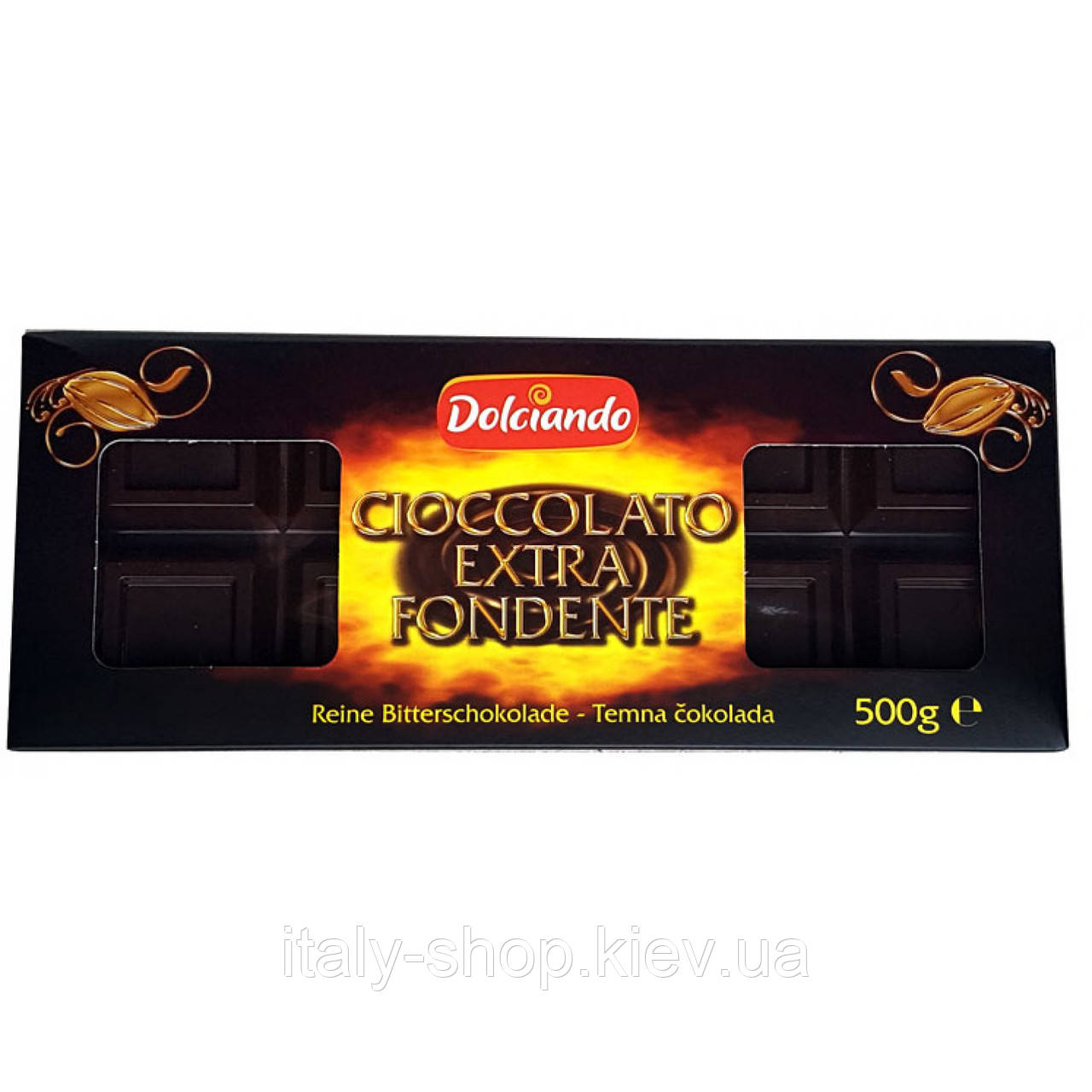 Шоколад Dolciando Cioccolato Extra Fondente 500 г, Італія
