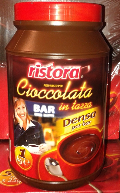 Густий гарячий шоколад Ristora 1 кг в банці