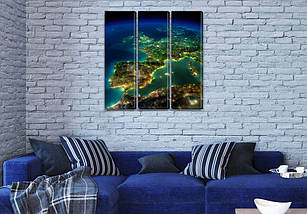 Купити картину модульні, на Полотні сін., 65x65 см, (65x20-3), фото 3