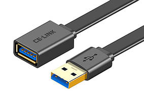 Кабель USB-подовжувач CE-LINK USB 3.0 (AM / AF штекер - гніздо) 1метр