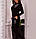 Жіночий модний турецький стильний спортивний костюм No 8881 чорний, фото 6