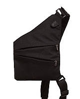Мужская сумка-кобура crossbody Lerom L99 black