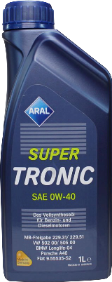 Моторне масло Aral SuperTronic sae 0w40 1л