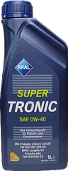 Моторне масло Aral SuperTronic sae 0w40 1л