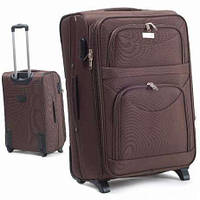 Валіза Suitcase 6802 тканинна, мала Коричнева