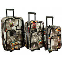 Валіза RGL 773, Маленька, 34 л Міста