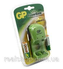 Зарядний пристрій AA/AAA GP PowerBank S360 + 2 акумулятори в комплекті