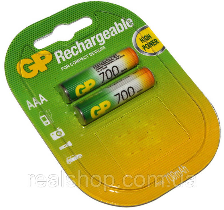 Акумулятор AAA R3 700 mAh, GP 1.2V (ціна за 1 акумулятор)