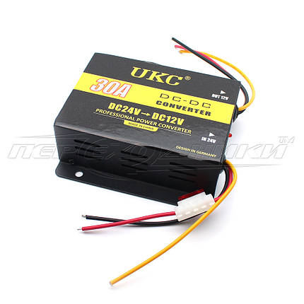 Перетворювач автоінвертор DC/DC 24V-12V 30A, 360 Вт, фото 2
