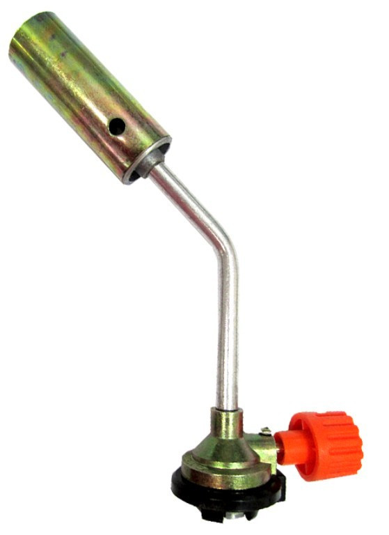 Пальник Золотий Саламандра 19 см Корея для газового балона 220г, фото 1