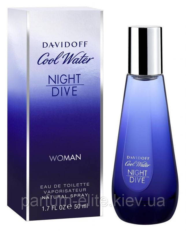 Жіноча туалетна вода Davidoff Cool Water Night Dive Woman 50ml