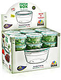 Контейнер Fresh Box круглий 0,8 л прозорий, фото 3