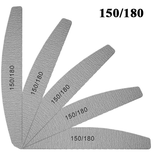 Пилка Човен Сіра 150/180 Професійна для штучних і натуральних нігтів якісна, замовити або купити дешево оптом, дрібним оптом через інтернет магазин http://opt21.com з доставкою по всій Україні від Компанії 