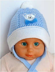 Шапка Ведмедик (весна) 3-9 міс