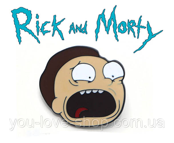 Брошка пін значок з Морті Rick and Morty Рік і Морті