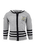 Кардиган для хлопчика 3pommes 18013 сірий 80-98