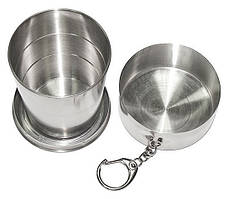 Стаканчик складаний компактний з харчової сталі