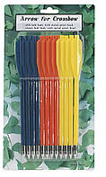 Стріли для арбалета, 12 штук з пластику