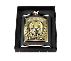 Фляга з срібним покриттям UKRAINE, елітна серія