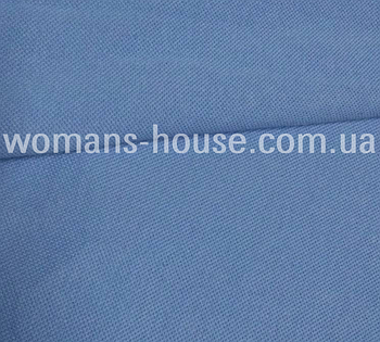 Лакоста трикотаж ширина 240 см (чулок) хб Блакитний