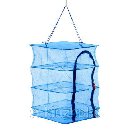 Сушарка для риби, грибів, сухофруктів, 3 полички, захистить від комах 35*35*55 см, фото 1