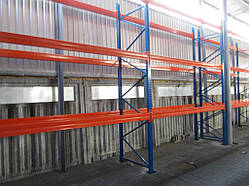 Монтаж паллетных стеллажей для компании "Акрилат-Групп"