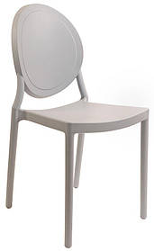 Стілець пластиковий Lord (Лорд) сірий 35 штабелюється, дизайн Philippe Starck Victoria Ghost Chair