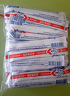 Цукор білий порційний в стіках 100 штук 500 г, фото 2