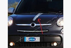 Хром смужка на капот Fiat 500/500L  (Фіат)