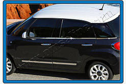 Хром молдинг скла Fiat 500/500L   (Фіат)