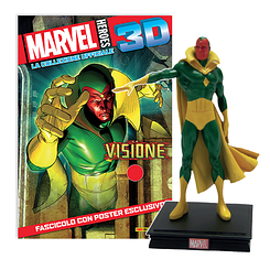 Мініатюрна фігура Герої Marvel 3D №14 Віжн (Centauria) масштаб 1:16