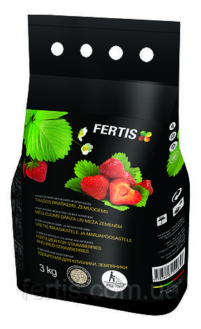 Добриво для полуниці Fertis, без хлору та нітратів, 3 кг, фото 1