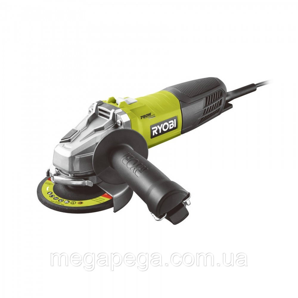 Машина кутова шліфувальна електрична RYOBI RAG750-115G