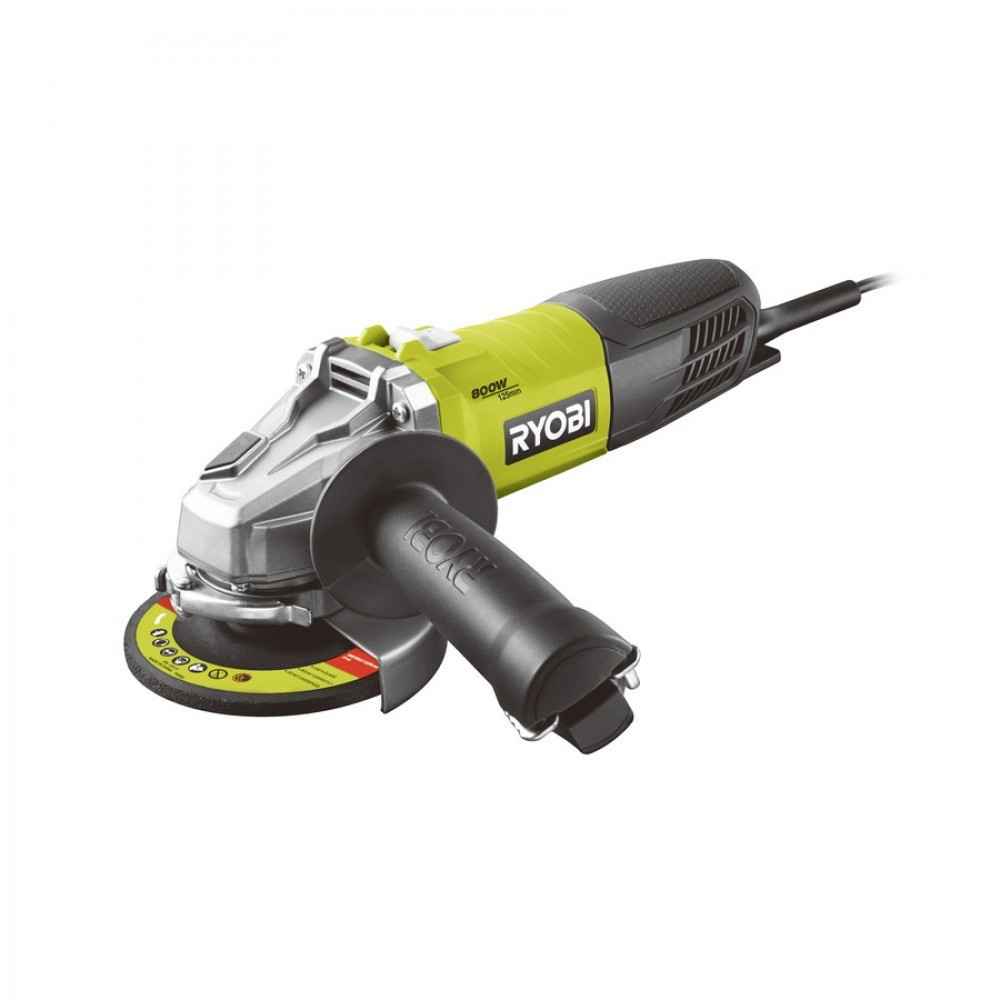 Машина кутова шліфувальна електрична RYOBI RAG800-125G