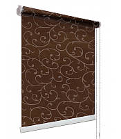 Рулонні штори на вікна тканина Акант 2261 шоколад