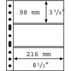 Лист до альбому Leuchtturm, GRANDE, для банкнот, 3С