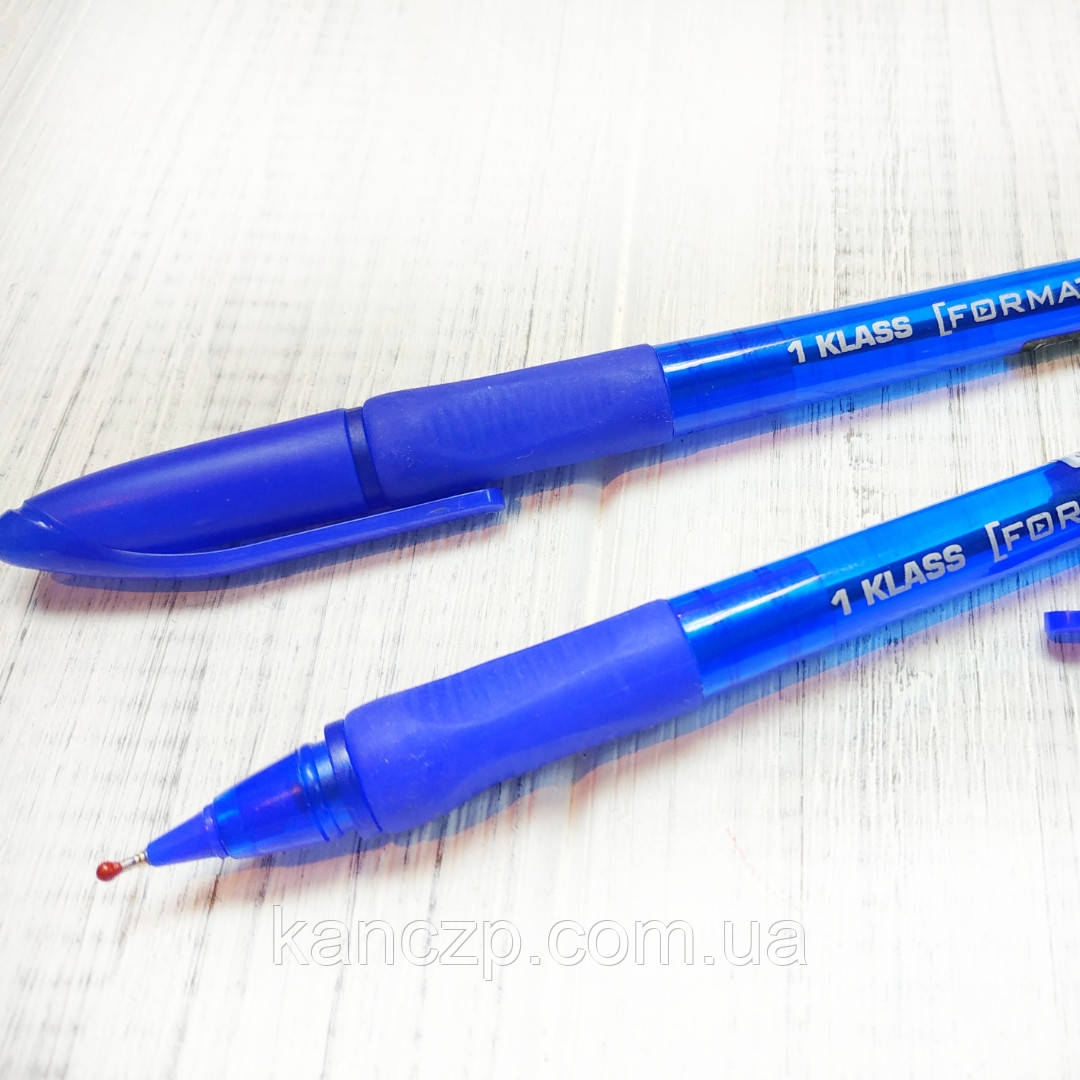 Ручка олійна (1 клас) синя, фото 1