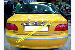  Хром планка над номером Fiat Albea 2002+   (Фіат)