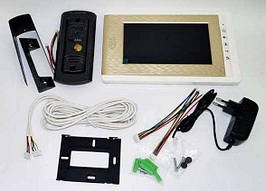 Домофон Intercom V70E-M1 Кольоровий 7" Відеодзвінок з камерою