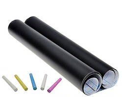 Рекламні крейдяні шпалери Black Board Sticker 40х200 + крейда