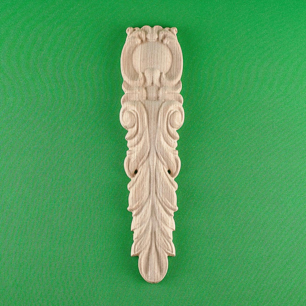 Декор — вертикальний дерев'яний різьблений/ Вертикальний елемент декору/ Код ДВ7