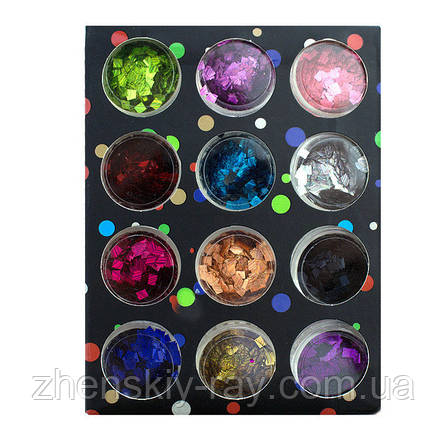 Набір декору для нігтів 3D "Луска дракона", 12шт, фото 1