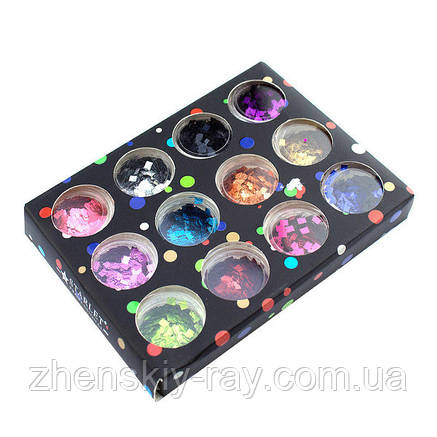 Набір декору для нігтів 3D "Луска дракона", 12шт, фото 2