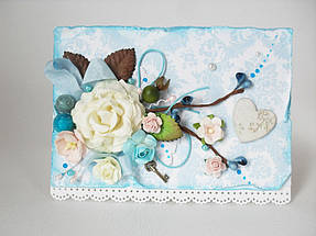 Примеры использования материалов для творчества представленных в нашем магазине - открытка. 2