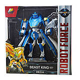 Трансформер J8038C метал, робот + мотоцикл (акула) 25 см, фото 2