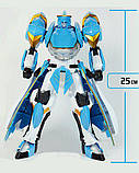 Трансформер J8038C метал, робот + мотоцикл (акула) 25 см, фото 3