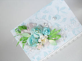 Примеры использования материалов для творчества представленных в нашем магазине - открытка. 3