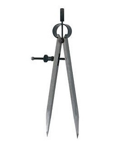 Циркуль розмітковий 100 мм із гвинтом