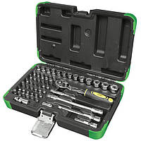 Набір інструментів на 56 пр. 1/4". 53101 JBM