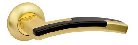 Ручка на розетці APECS H-0596-A-GM/BW Premier матове золото (Китай)